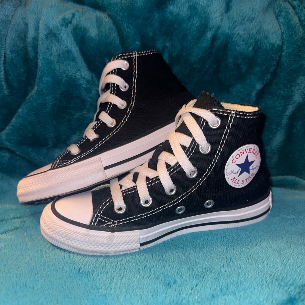 Converse Chuck Taylor All Star Hi Sneaker - Kids - Black Size 12